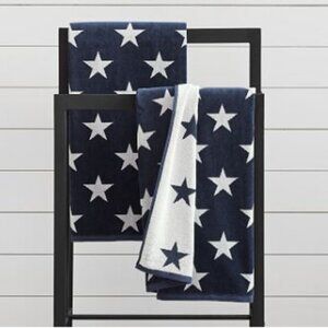 Pottery Barn Star Jacquard Towel